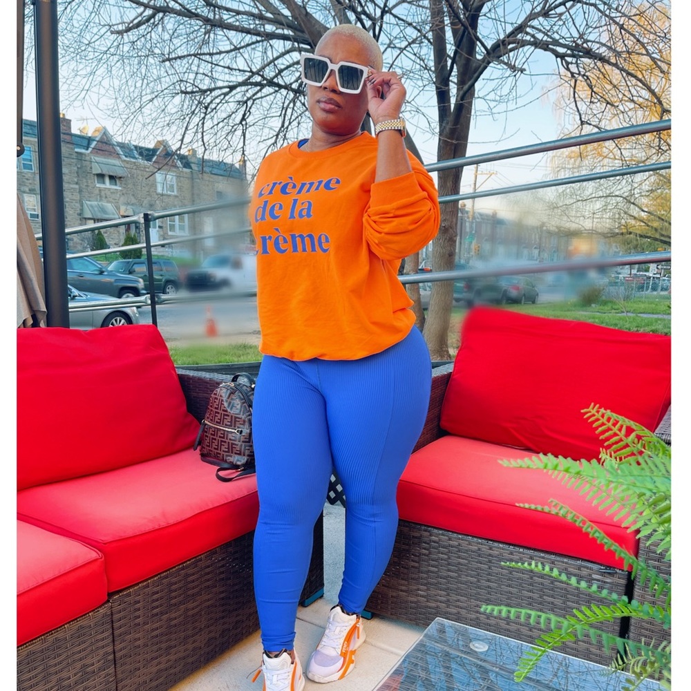 Crème de al crème sweatshirt